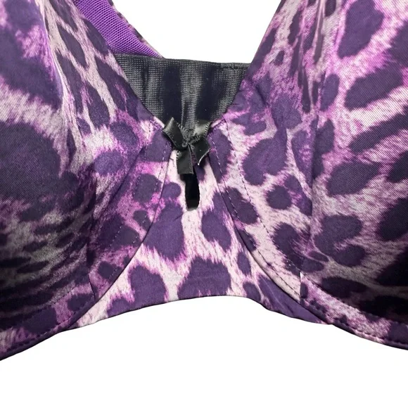 TORRID CURVE Leopard 360 BACK SMOOTHING WIREFREE PUSH UP BRA 40B - Picture 4 of 13